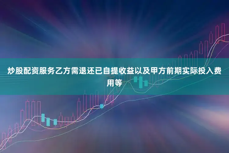 炒股配资服务乙方需退还已自提收益以及甲方前期实际投入费用等